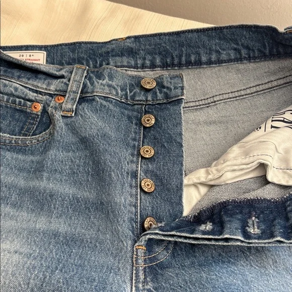 GAP Cheeky Straight High Rise Size 29/8R medium blue jeans - Picture 12 of 14